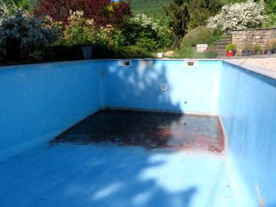 rénovation piscine avant travaux